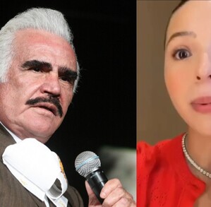 Vicente Fernández y Ángela Aguilar