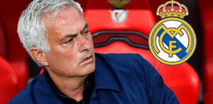 José Mourinho en la banca del Benfica durante el partido ante Braga en la liga de Portugal.