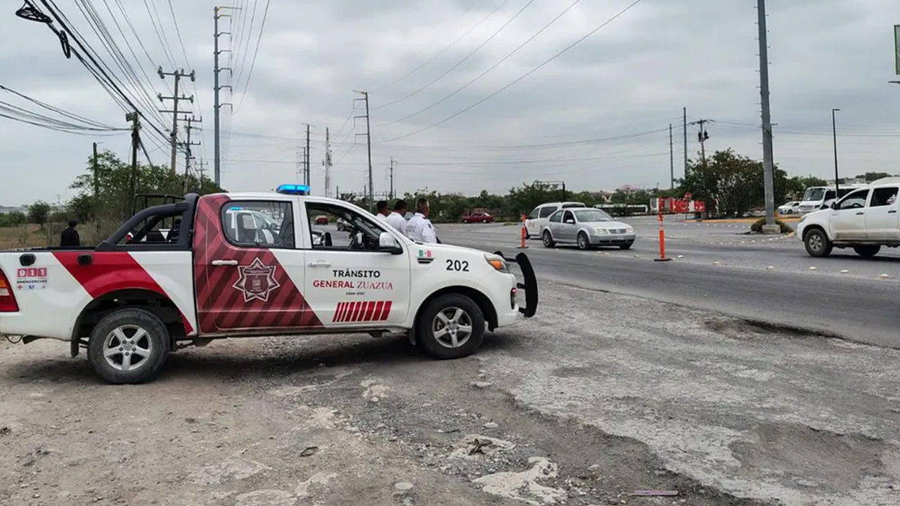 Una mujer de 31 años murió atropellada por una camioneta en la carretera a Zuazua.