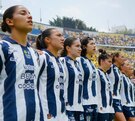 Jugadoras de Rayadas en la Final del Clausura 2026.