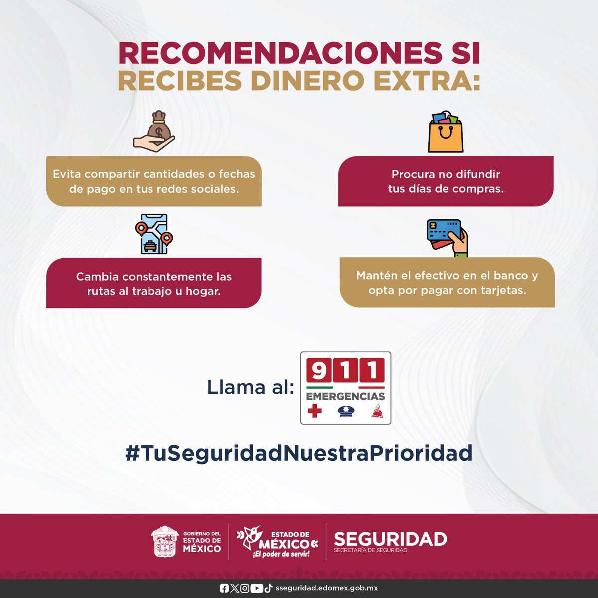 Recomendaciones para no ser víctima de asalto en banco