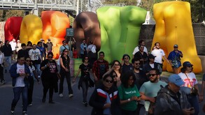 Asistentes del Corona Capital.