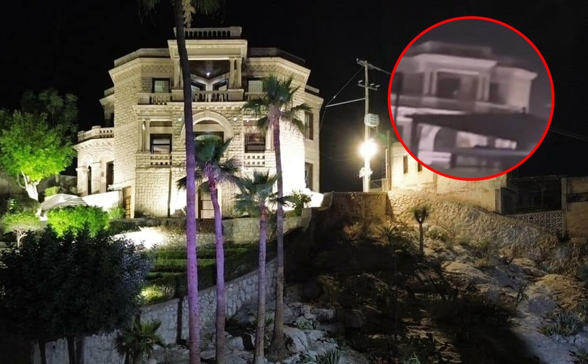 Casa del Cerro, lugar donde presuntamente fue captado un fantasma en el balcón.