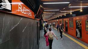 La estación Auditorio de la Línea 7 del Metro de la Ciudad de México reanudó el servicio tras sus remodelaciones.