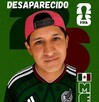 Imágenes similares al álbum del Mundial con el rostro de dos hombres desparecidos en Jalisco vistiendo la playera de la Selección Mexicana de fútbol