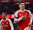 Kai Havertz celebrando el gol de la victoria en el partido Arsenal vs Burnley en la jornada 37 de la Premier League.