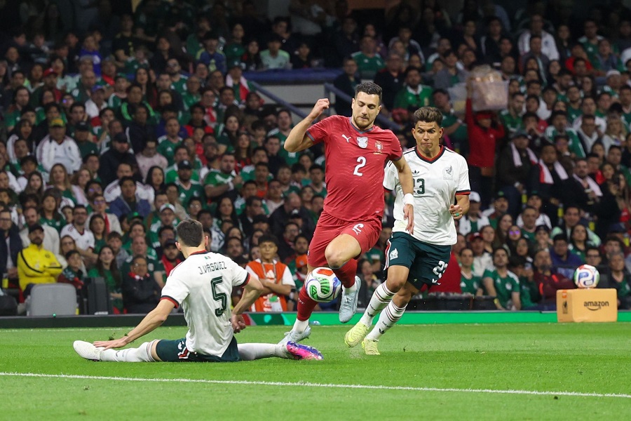 Partido de la Selección Mexicana ante Portugal en Ciudad de México.