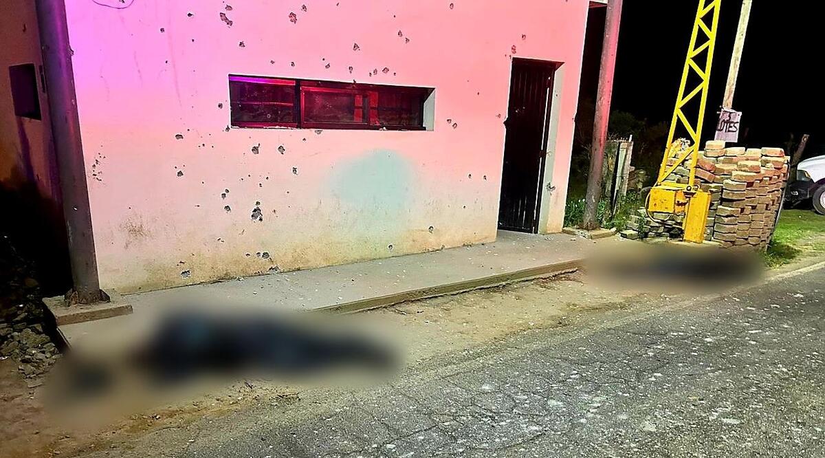 Persona muerta en calle