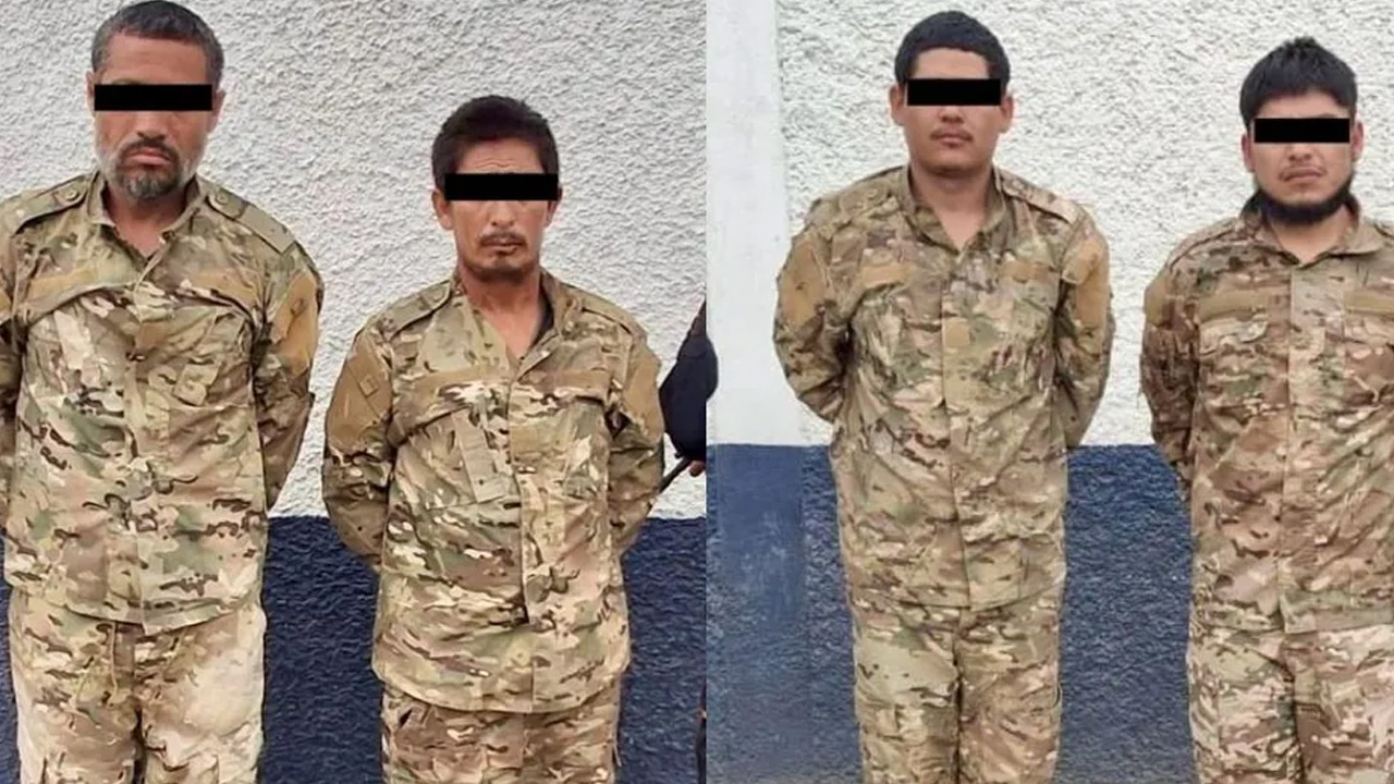 Elementos de Fuerza Civil detuvieron a cuatro presuntos generadores de violencia en Salinas Victoria durante operativos simultáneos.