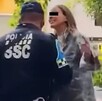 Ximena Pichel, conocida como ‘Lady Racista’, insultando a un policía de la colonia Condesa.