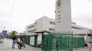 Instalaciones de la clinica 46 del IMSS en Gómez Palacio, Durango, lugar en el que se encuentra la mujer hospitalizada.