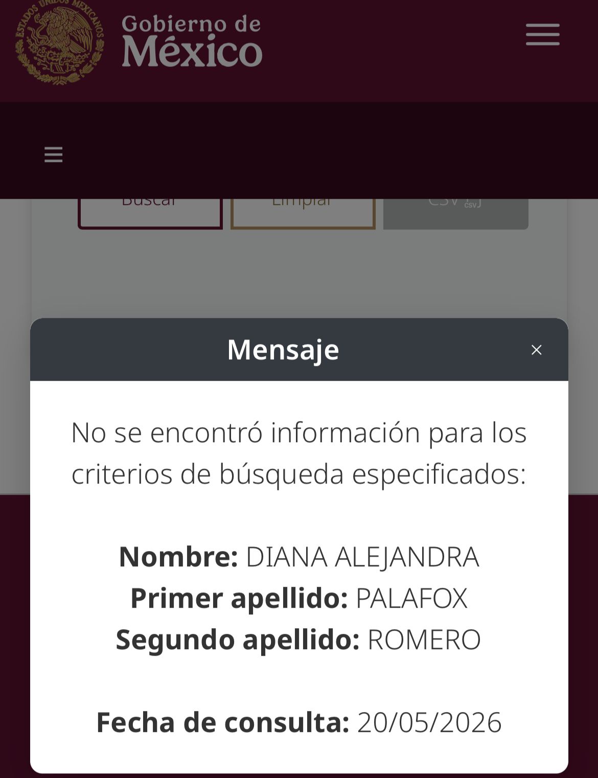 Cédula profesional Diana Palafox