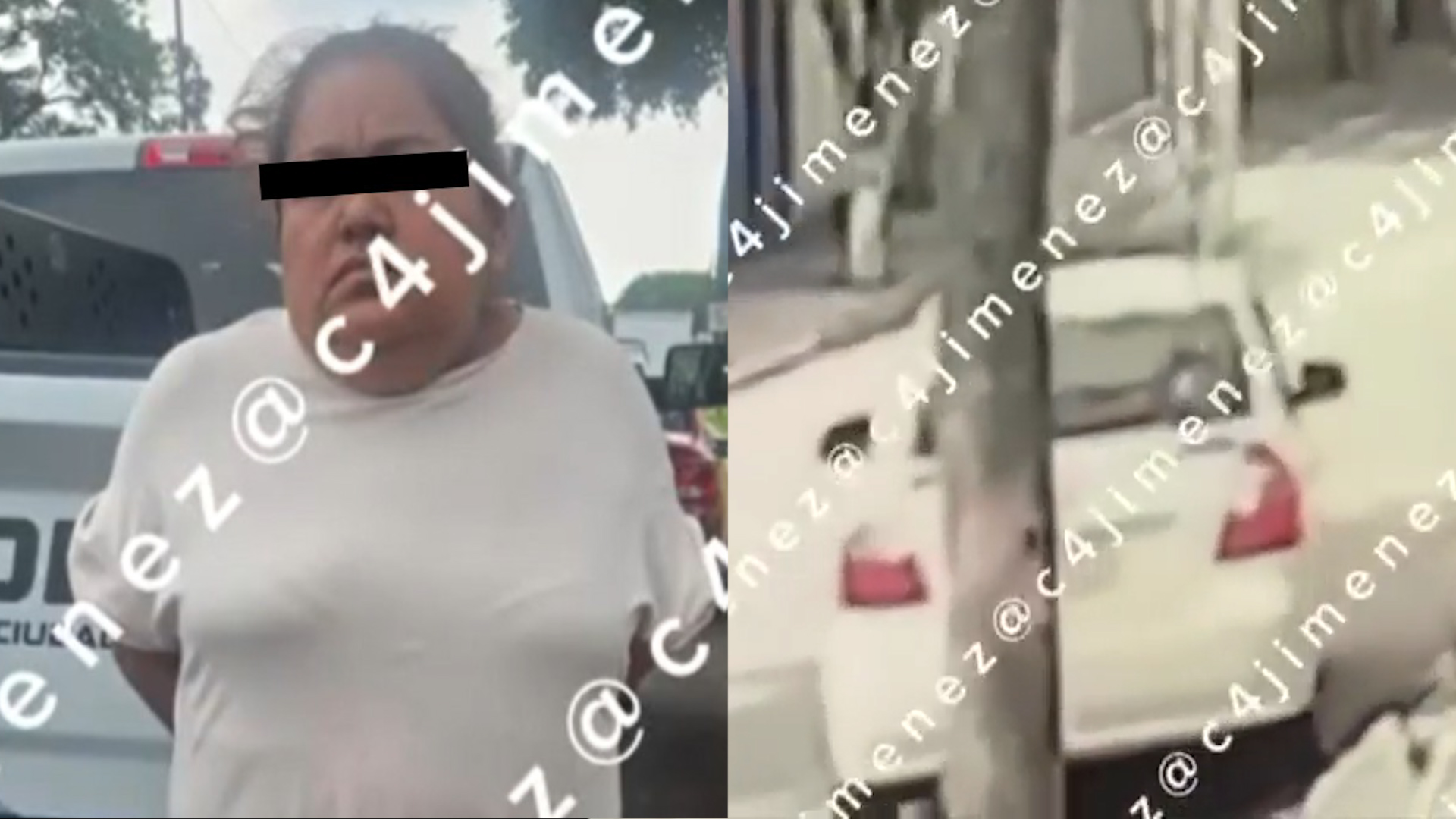 María 'N' y su hermano fueron captados por cámaras de seguridad cuando abandonaban el cuerpo de Ismael Bernard Montoya junto a un árbol en la GAM.