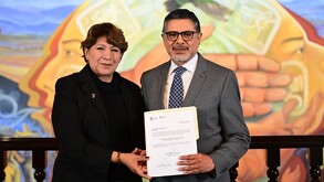 Delfina Gómez designa a Antonio Jaimes Núñez como el nuevo director de ISSEMYM