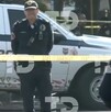 Policías resguardan cuerpos de pareja asesinada en la alcaldía Miguel Hidalgo.