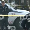 Policías resguardan cuerpos de pareja asesinada en la alcaldía Miguel Hidalgo.