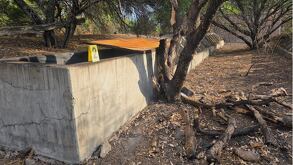 Pileta o bebedero utilizado para calcinar restos humanos en Lagos de Moreno, Jalisco