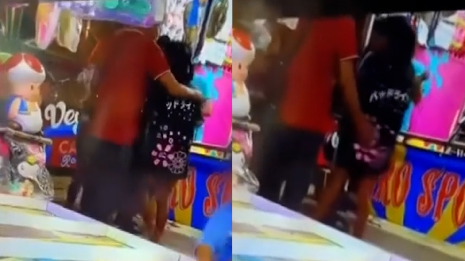 Las imágenes muestran presuntos tocamientos contra una menor frente a decenas de personas.