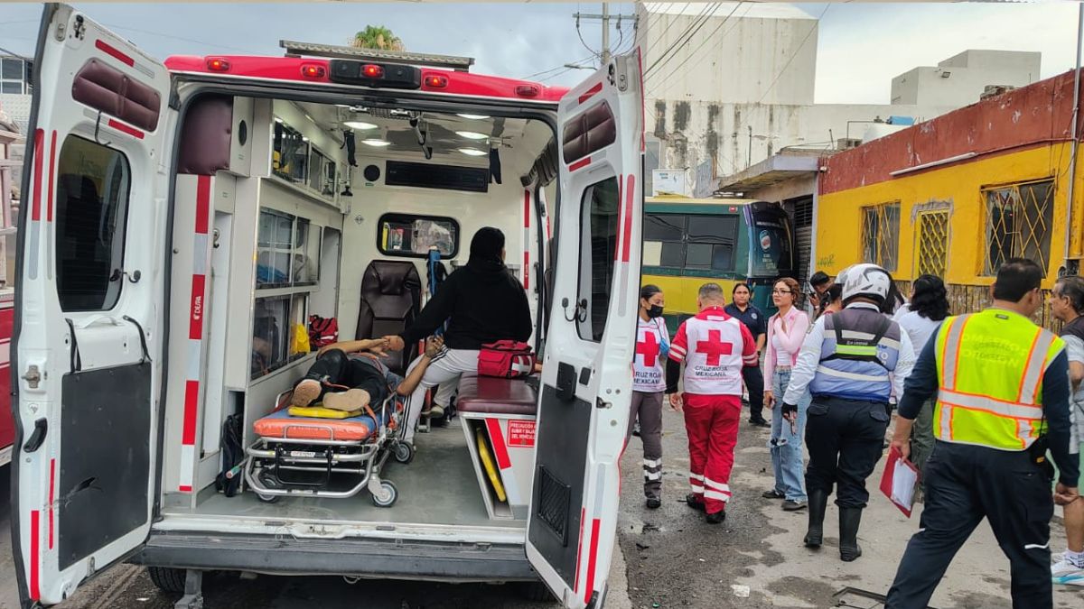 Choque con varios lesionados.