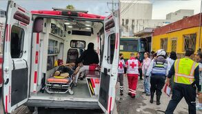 Choque con varios lesionados.