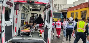 Choque con varios lesionados.