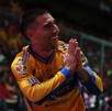 Fernando Gorriarán celebrando su gol ante Toluca en la Final de Vuelta del Apertura 2025 ante Toluca.
