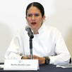 Bertha Alcalde Luján, fiscal CdMx, durante conferencia por feminicidio de Edith Guadalupe