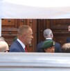 Llegada de Markwayne Mullin, secretario de Seguridad Nacional de Estados Unidos, a Palacio Nacional, en dónde sostendrá una reunión con Sheinbaum.