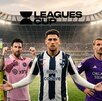 Lucas Ocampos, Antonie Griezmann, Lionel Messi y un jugador de Nashville.