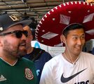 Heung-Min Son utilizando un sombrero de mariachi cuando jugaba en el Tottenham.