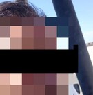 Rostro de hombre con cara censurada