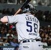 Jugador de Sultanes de Monterrey durante un partido de la LMB.