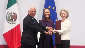 Sheinbaum firman el Acuerdo Global Modernizado con la Unión Europea.