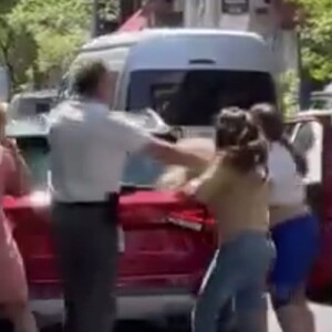 mujeres peleándose en el centro de Guadalajara