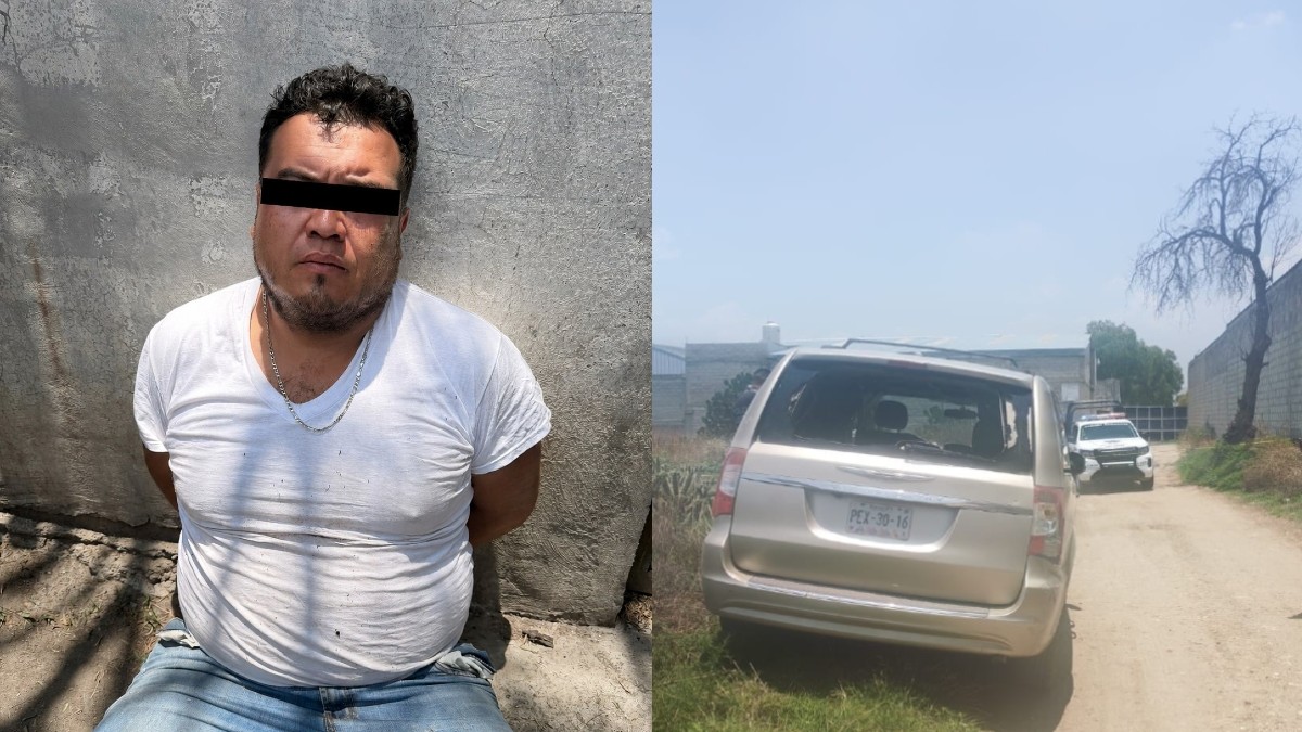 Hombre detenido en Temascalapa