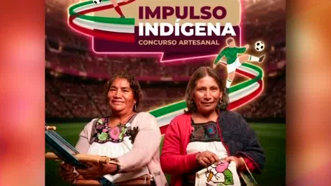 Hidalgo lanzó la convocatoria “Impulso Indígena” para que artesanos diseñen una playera inspirada en la cultura rumbo al Mundial de Futbol 2026.