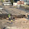 Los trabajos de reparación del socavón registrado el día martes sobre la carretera federal 45, en el tramo Silao-León, presentan un avance del 30 por ciento.