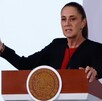 Claudia Sheinbaum durante conferencia mencionando la ficha roja de Interpol de Rocha Moya