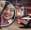 Fotografía de madre e hija junto a una patrulla de policía en Veracruz.