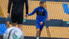 André-Pierre Gignac entrenando con Tigres.
