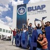Estudiantes celebran pase directo y de fondo instalaciones de la BUAP