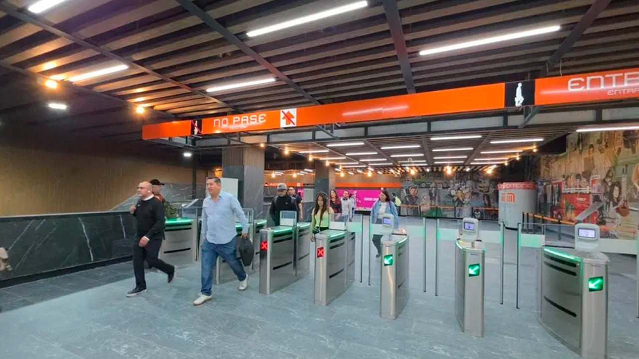 La estación Auditorio de la Línea 7 del Metro de Ciudad de México fue renovada tras permanecer cerrada desde diciembre de 2025.