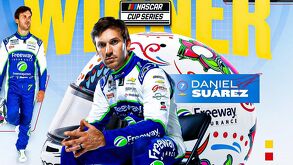 Daniel Suárez sumó su tercera victoria en NASCAR Cup Series, la primera con su actual equipo