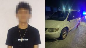 menor detenido por reporte de camioneta robada