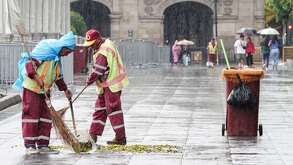Las fuertes lluvias en la Ciudad de México han provocado afectaciones en algunos puntos.