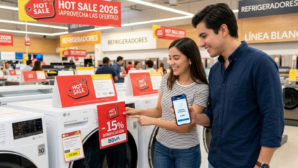 ¡Llegó el Hot Sale 2026! Descubre las mejores bonificaciones, meses sin intereses y reembolsos de Banamex, BBVA, HSBC y PayPal. ¡Ahorra aquí!