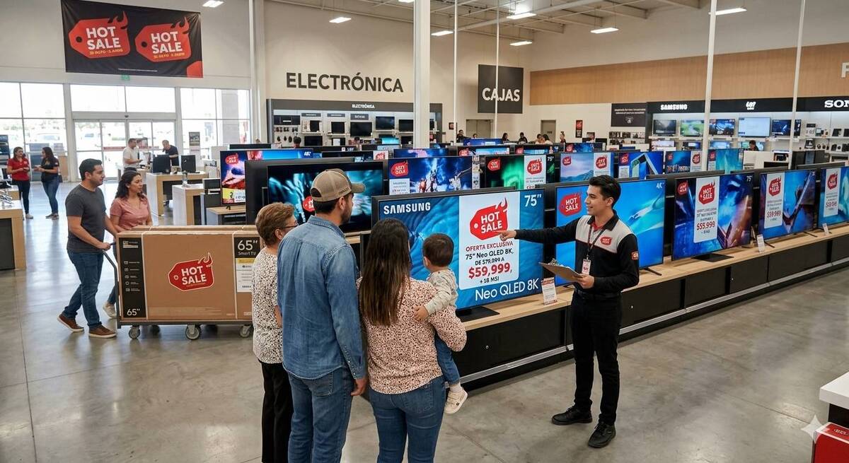 Pantallas Samsung, Hisense y TCL bajaron de precio en el Hot Sale 2026; algunas tienen descuentos y MSI