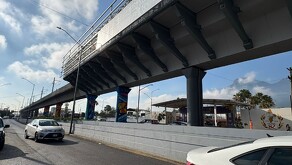Línea 1 del Metro en Guadalupe.