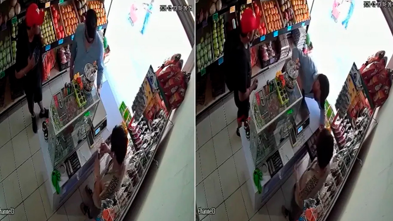 Dos hombres armados asaltaron una tienda de abarrotes en la colonia Antares, en El Carmen, Nuevo León.