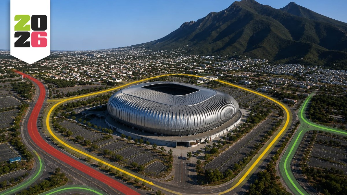 El municipio explicó cómo operarán los cierres viales y accesos para vecinos cerca del Estadio Monterrey durante el Mundial 2026.